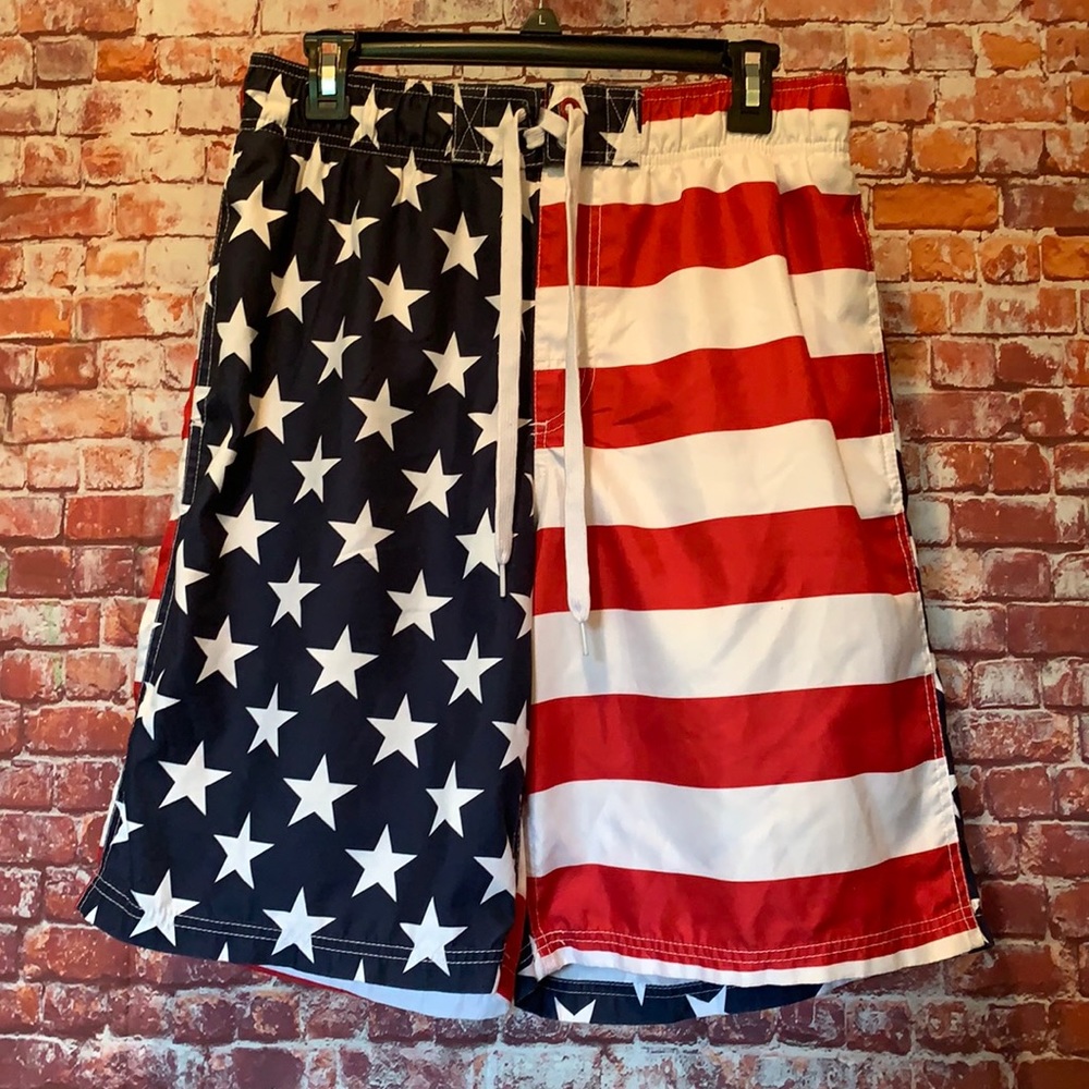 American flag board shorts!